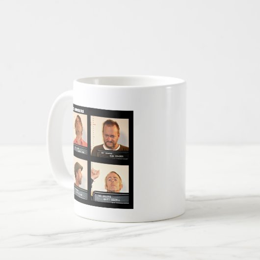 der Zahlen Mugshot Kaffeetasse (Vorderseite Links)