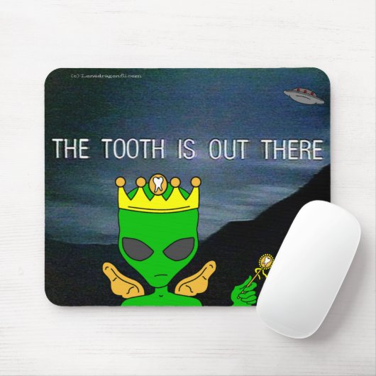 Der Zahn ist dort draussen Mousepad (Mit Mouse)