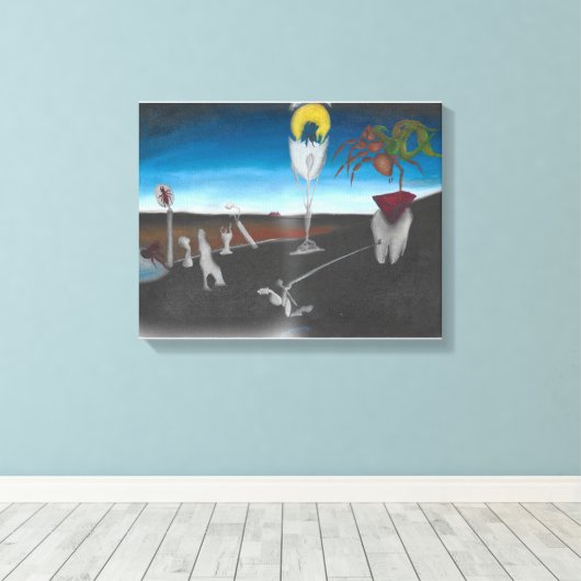 Der Zahnarzt Leinwanddruck (Insitu (Holzboden))