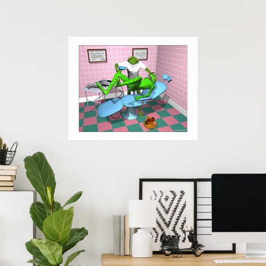 Der Zahnarzt Poster (Heimbüro)