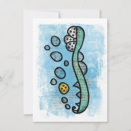 Der Zahnbürste, den dein Zahnarzt dir Grußkarte ga Karte (Vorderseite)