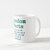 Der Zahnpastenblock auf einer Zahnbürste - Trivia  Kaffeetasse (VorderseiteRechts)