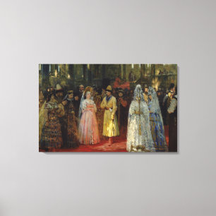Der Zar, der eine Braut, c.1886 wählt Leinwanddruck
