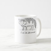 Der zarte Vogel Kaffeetasse (VorderseiteRechts)