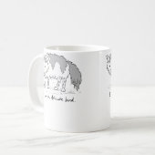 Der zarte Vogel Kaffeetasse (Vorderseite Links)