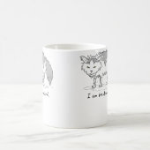 Der zarte Vogel Kaffeetasse (Mittel)