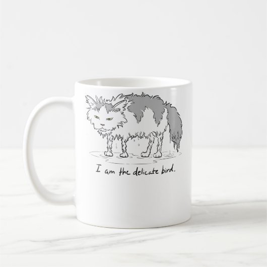 Der zarte Vogel Kaffeetasse (Links)