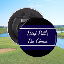 Der Zauber der blauen und schwarzen dritten Putte  Flaschenöffner