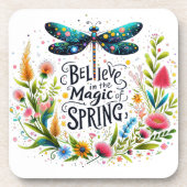 Der Zauber der Blumen des Frühlings Getränkeuntersetzer (Vorderseite)