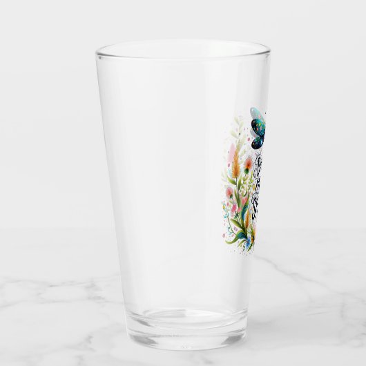 Der Zauber der Blumen des Frühlings Glas (Rechts)