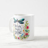 Der Zauber der Blumen des Frühlings Kaffeetasse (Vorderseite Links)