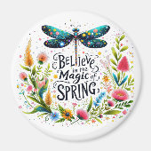 Der Zauber der Blumen des Frühlings Magnet (Vorne)