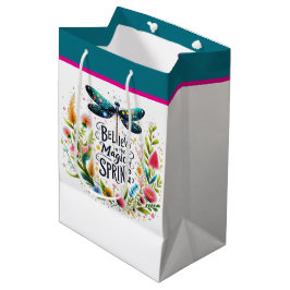 Der Zauber der Blumen des Frühlings Mittlere Geschenktüte