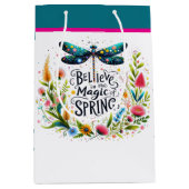 Der Zauber der Blumen des Frühlings Mittlere Geschenktüte (Vorderseite)