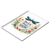 Der Zauber der Blumen des Frühlings Notizblock (Linke Seite)