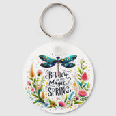 Der Zauber der Blumen des Frühlings Schlüsselanhänger (Vorderseite)