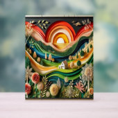 Der Zauber der Kunst an den Wänden Acrylschild (Neutral)