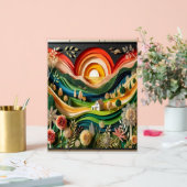 Der Zauber der Kunst an den Wänden Acrylschild (Hochzeit)