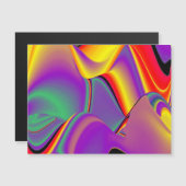 Der Zauber der Magnetkarte in den Farben (Vorne/Hinten)