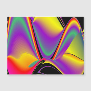 Der Zauber der Magnetkarte in den Farben