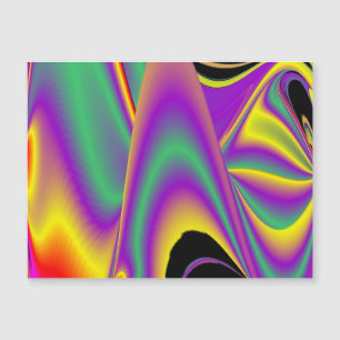 Der Zauber der Magnetkarte in den Farben