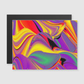 Der Zauber der Magnetkarte in den Farben (Vorne/Hinten)