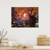 Der Zauber der Musik der Natur Poster (Küche)