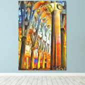 Der Zauber der Sagrada Familia Leinwanddruck (Insitu (Holzboden))