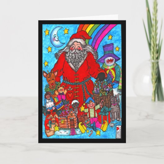 Der Zauber der Weihnachtskarte Karte (Vorderseite)