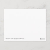 Der Zauber des dritten Augenschutzes Blaues Böse A Postkarte (Rückseite)