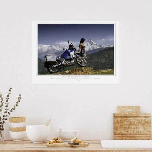 Der Zauber des Fischschwanzes Poster (Küche)