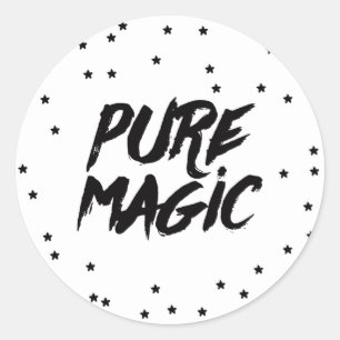 Der Zauber des Weihnachtsfeiertages Runder Aufkleber