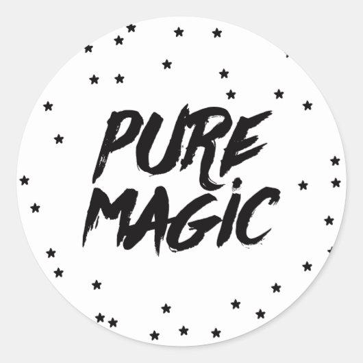 Der Zauber des Weihnachtsfeiertages Runder Aufkleber (Vorderseite)