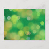 Der Zauber des Weihnachtsmusters (grün) Postkarte (Vorderseite)