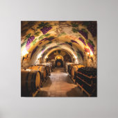 „Der Zauber des Weins – Eleganz in jedem Tropfen“ Leinwanddruck (Vorderseite)