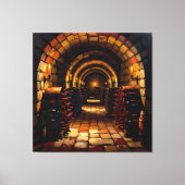 „Der Zauber des Weins – Eleganz in jedem Tropfen“ Leinwanddruck (Vorderseite)