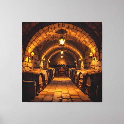 „Der Zauber des Weins – Eleganz in jedem Tropfen“ Leinwanddruck (Vorderseite)