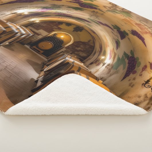 „Der Zauber des Weins – Eleganz in jedem Tropfen“ Sherpadecke (3/4)