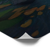 Der Zauber eines schönen Waldfalles Poster (Ecke)