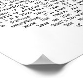 Der Zauber Ihres Herzens Lyric Wall Art Print Poster (Ecke)