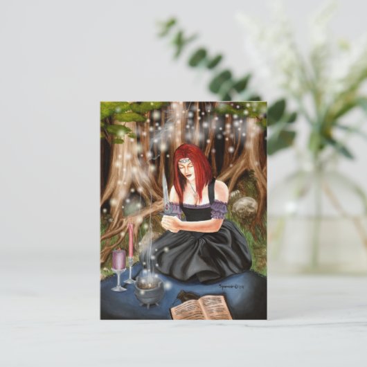 Der Zauber Postkarte (Stehend Vorderseite)