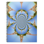 Der Zauber von Paris: Geometrisches Eiffelturm-Des Notizblock (Vorderseite)