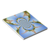 Der Zauber von Paris: Geometrisches Eiffelturm-Des Notizblock (angewinkelt)