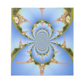 Der Zauber von Paris: Geometrisches Eiffelturm-Des Notizblock (Vorderseite)