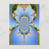 Der Zauber von Paris: Geometrisches Eiffelturm-Des Postkarte (Vorderseite)