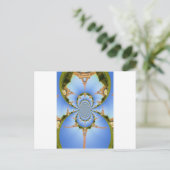 Der Zauber von Paris: Geometrisches Eiffelturm-Des Postkarte (Stehend Vorderseite)