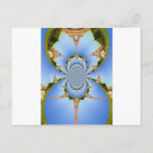 Der Zauber von Paris: Geometrisches Eiffelturm-Des Postkarte (Vorderseite)