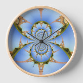 Der Zauber von Paris: Geometrisches Eiffelturm-Des Uhr (Vorderseite)