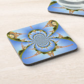 Der Zauber von Paris: Geometrisches Eiffelturm-Des Untersetzer (Linke Seite)