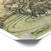 Der Zaubercup, Vintage Fantasiekunst Poster (Ecke)